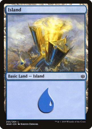 Island (255) [War of the Spark] | Arkham Games and Comics