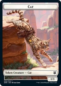 Cat // Insect Double-sided Token [Zendikar Rising Tokens] | Arkham Games and Comics