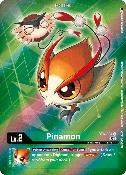 Pinamon [BT6-004] (Alternative Art - Box Topper) [Double Diamond] | Arkham Games and Comics