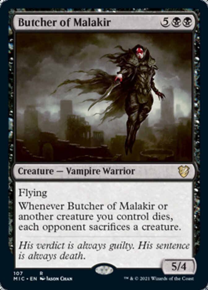 Butcher of Malakir [Innistrad: Midnight Hunt Commander] | Arkham Games and Comics