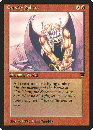 Gravity Sphere [Legends] | Arkham Games and Comics