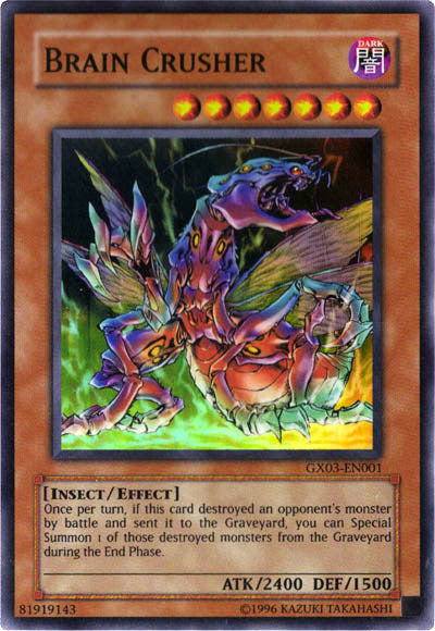 Brain Crusher [GX03-EN001] Super Rare | Arkham Games and Comics