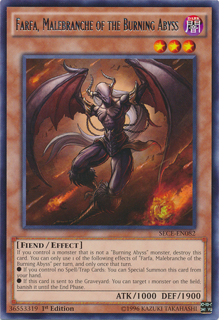 Farfa, Malebranche of the Burning Abyss [SECE-EN082] Rare | Arkham Games and Comics