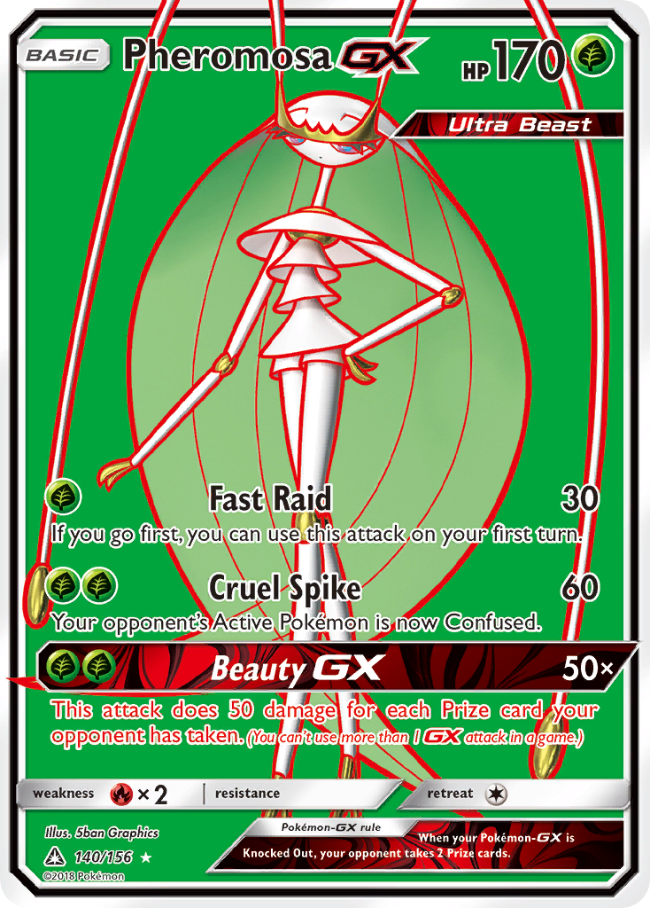 Pheromosa GX (140/156) [Sun & Moon: Ultra Prism] | Arkham Games and Comics