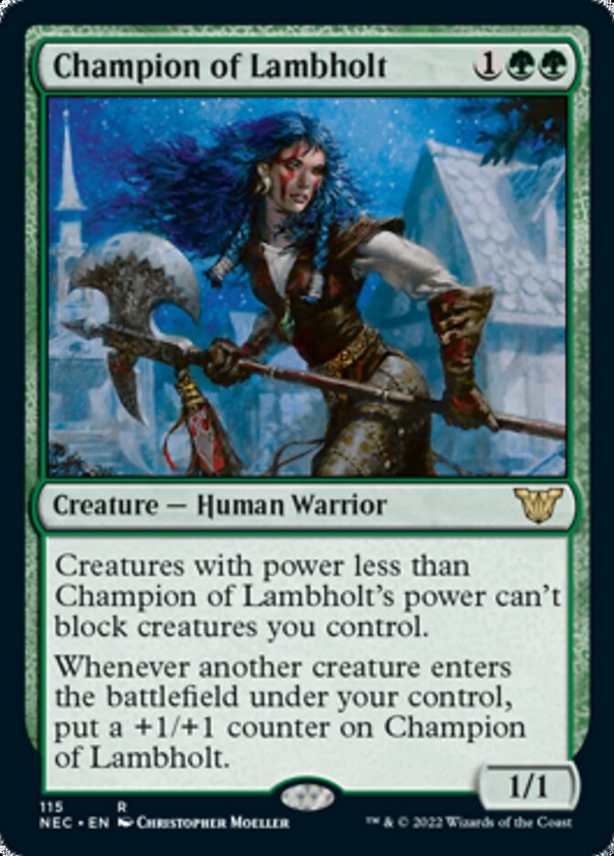 Champion of Lambholt [Kamigawa: Neon Dynasty Commander] | Arkham Games and Comics