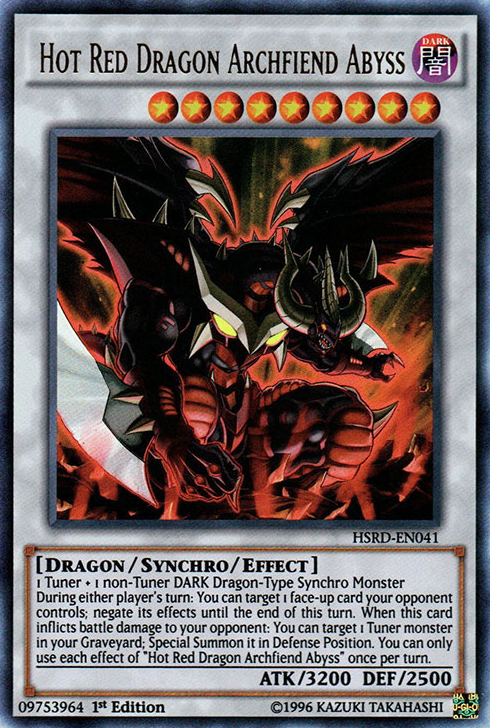 Hot Red Dragon Archfiend Abyss [HSRD-EN041] Ultra Rare | Arkham Games and Comics