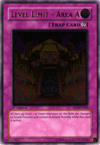 Level Limit - Area A [EEN-EN060] Ultimate Rare | Arkham Games and Comics