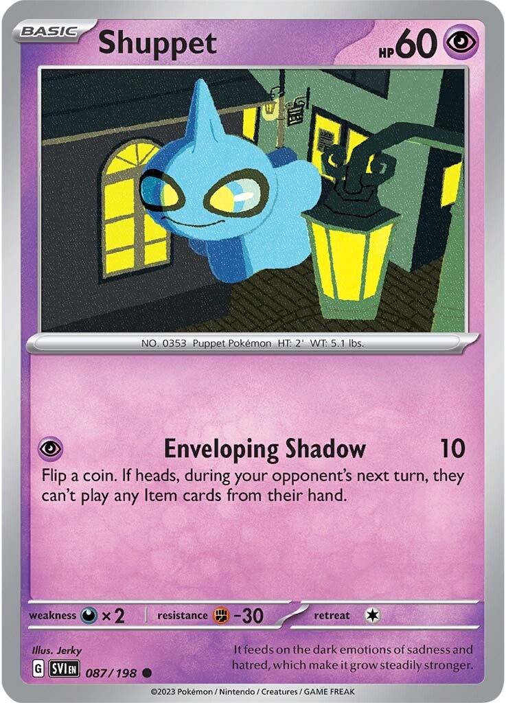 Shuppet (087/198) [Scarlet & Violet: Base Set] | Arkham Games and Comics