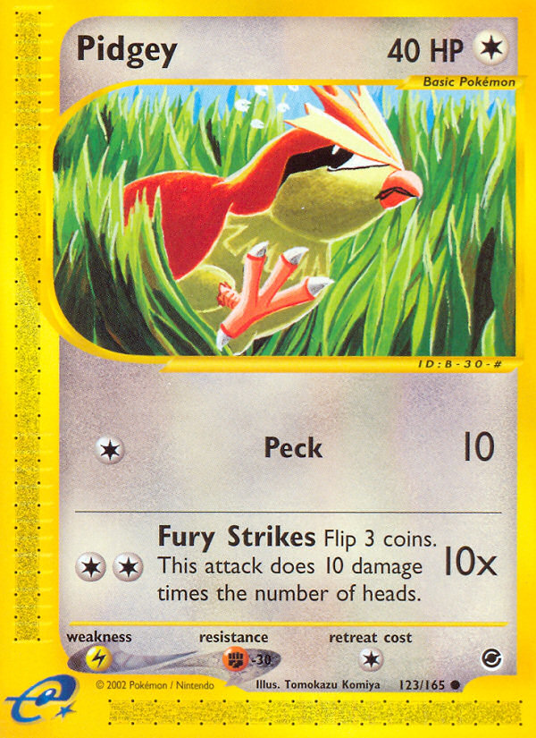 Pidgey (123/165) [Expedition: Base Set] | Arkham Games and Comics