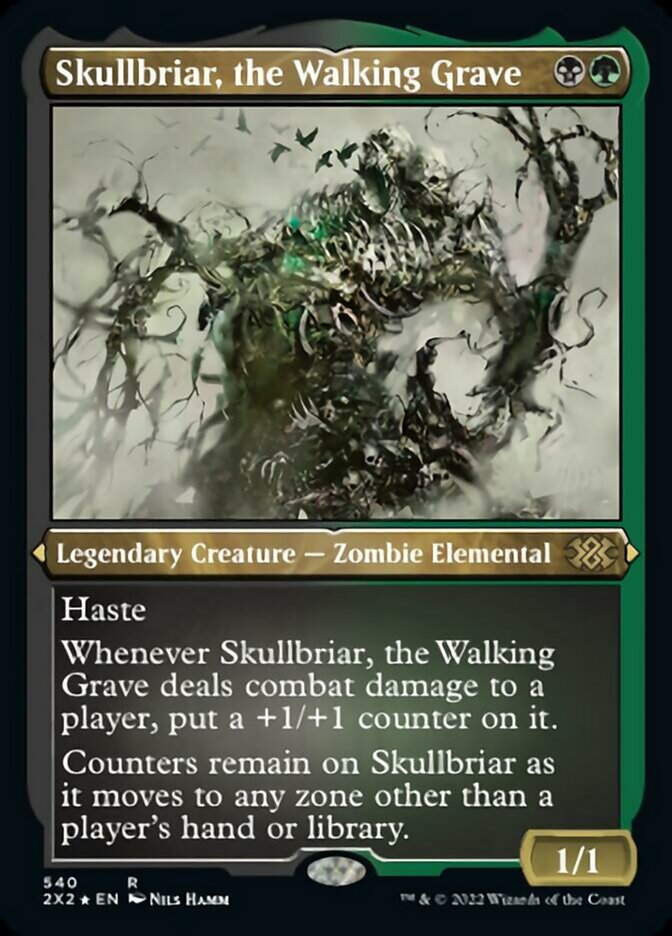 Skullbriar, the Walking Grave (Foil Etched) [Double Masters 2022] | Arkham Games and Comics