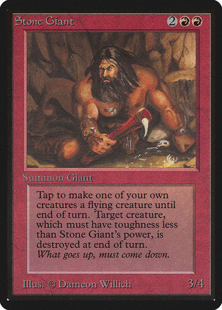 Stone Giant [Limited Edition Beta] | Arkham Games and Comics