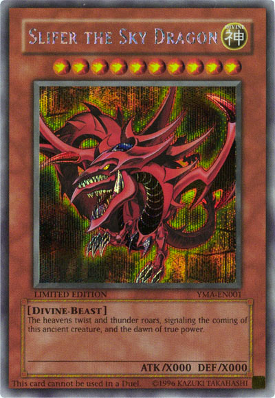 Slifer the Sky Dragon [YMA-EN001] Secret Rare | Arkham Games and Comics