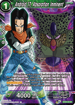 Android 17, Absorption Imminent (EX20-03) [Ultimate Deck 2022] | Arkham Games and Comics