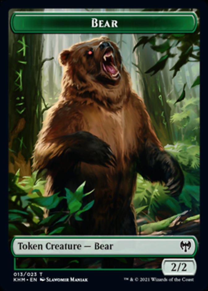 Bear Token [Kaldheim] | Arkham Games and Comics