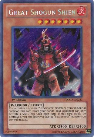 Great Shogun Shien [LCGX-EN233] Secret Rare | Arkham Games and Comics