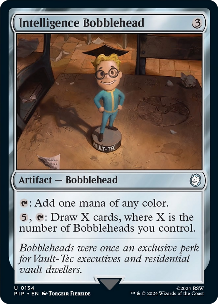 Intelligence Bobblehead [Fallout] | Arkham Games and Comics