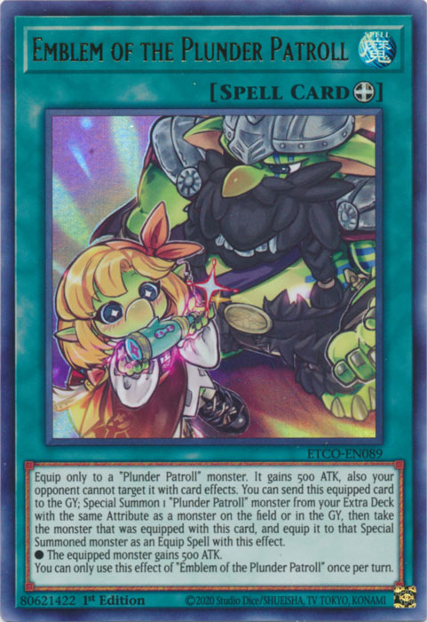 Emblem of the Plunder Patroll [ETCO-EN089] Ultra Rare | Arkham Games and Comics