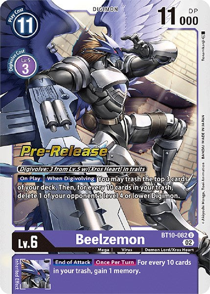 Beelzemon [BT10-082] [Xros Encounter Pre-Release Cards] | Arkham Games and Comics
