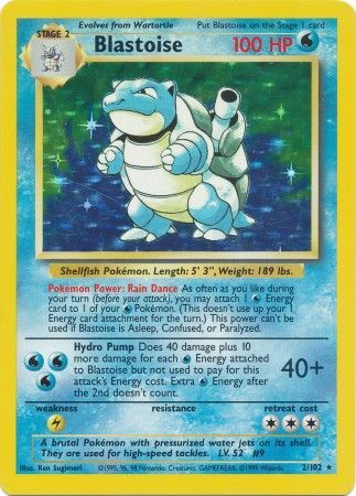 Blastoise (2/102) [Base Set Unlimited] | Arkham Games and Comics