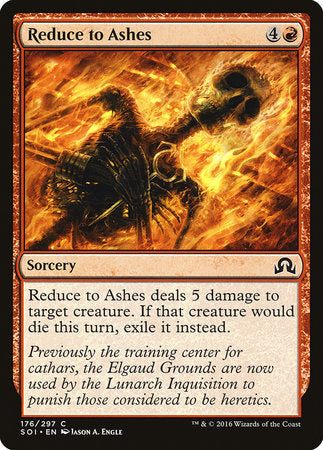 Reduce to Ashes [Shadows over Innistrad] | Arkham Games and Comics