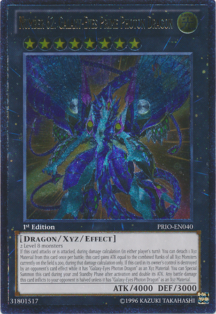 Number 62: Galaxy-Eyes Prime Photon Dragon [PRIO-EN040] Ultimate Rare | Arkham Games and Comics