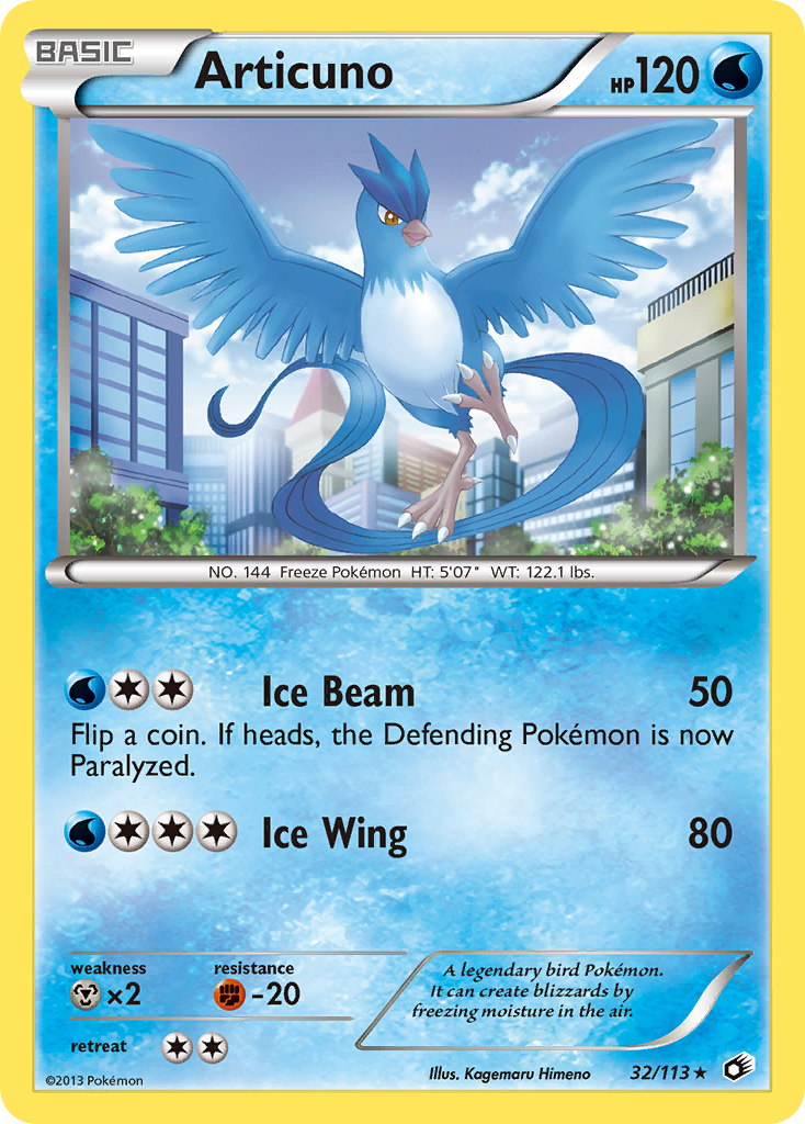 Articuno (32/113) [Black & White: Legendary Treasures] | Arkham Games and Comics