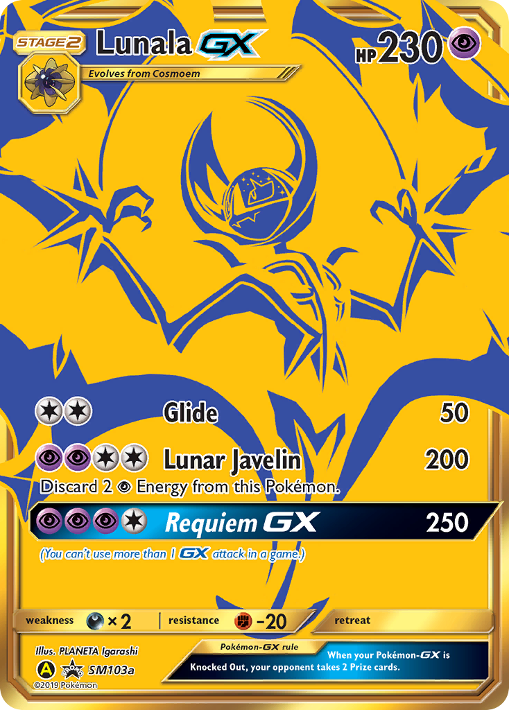 Lunala GX (SM103a) [Sun & Moon: Black Star Promos] | Arkham Games and Comics