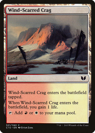 Wind-Scarred Crag [Commander 2015] | Arkham Games and Comics