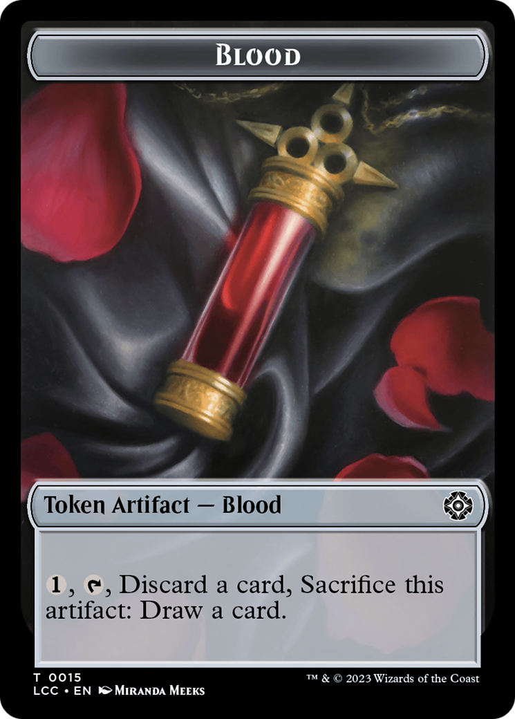 Blood // Vampire (0004) Double-Sided Token [The Lost Caverns of Ixalan Commander Tokens] | Arkham Games and Comics