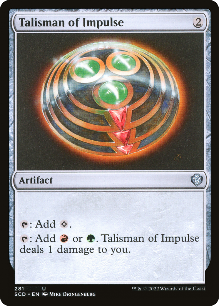 Talisman of Impulse [Starter Commander Decks] | Arkham Games and Comics