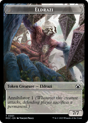 Eldrazi // Angel (4) Double-Sided Token [March of the Machine Commander Tokens] | Arkham Games and Comics