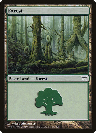 Forest (303) [Champions of Kamigawa] | Arkham Games and Comics