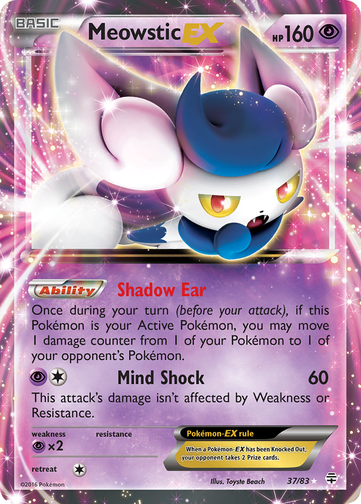 Meowstic EX (37/83) [XY: Generations] | Arkham Games and Comics