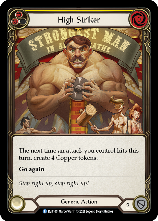 High Striker (Yellow) [EVR165] (Everfest)  1st Edition Normal | Arkham Games and Comics