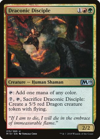 Draconic Disciple [Core Set 2019] | Arkham Games and Comics