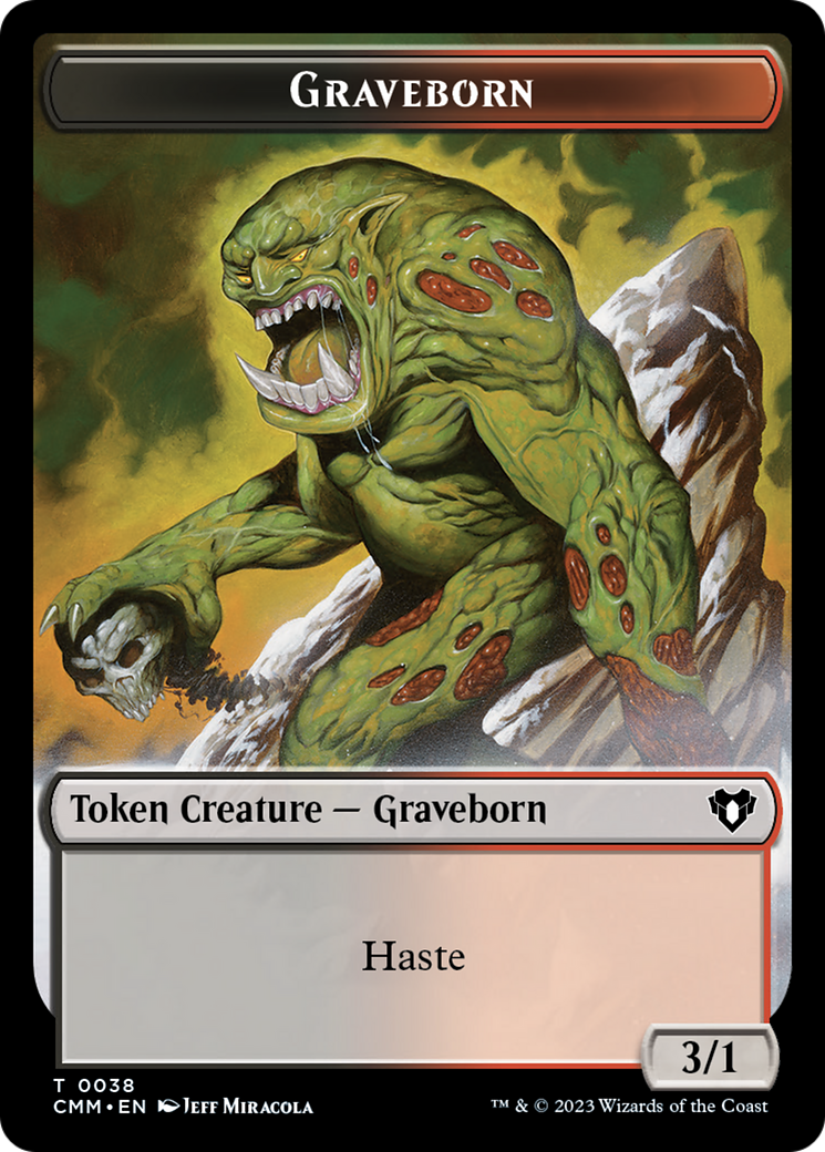 Thopter // Graveborn Double-Sided Token [Commander Masters Tokens] | Arkham Games and Comics