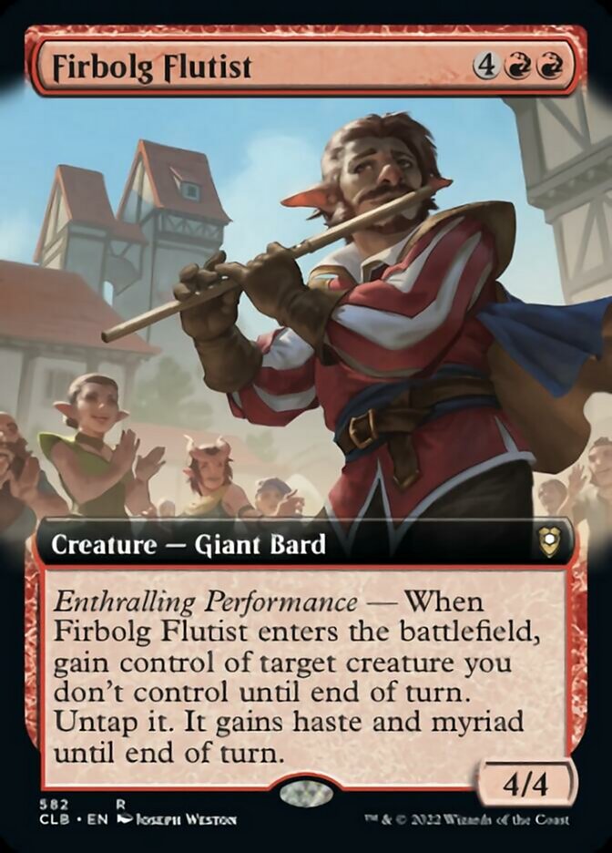 Firbolg Flutist (Extended Art) [Commander Legends: Battle for Baldur's Gate] | Arkham Games and Comics