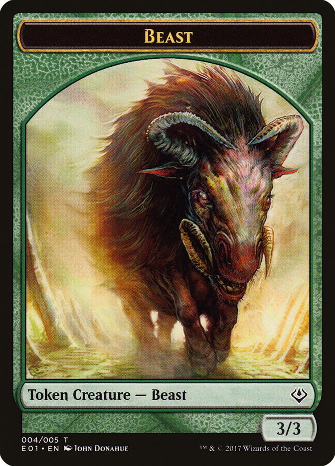 Beast (004/005) [Archenemy: Nicol Bolas Tokens] | Arkham Games and Comics