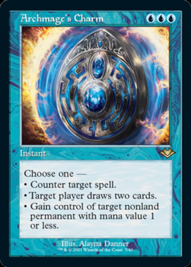 Archmage's Charm (Retro Foil Etched) [Modern Horizons 2] | Arkham Games and Comics