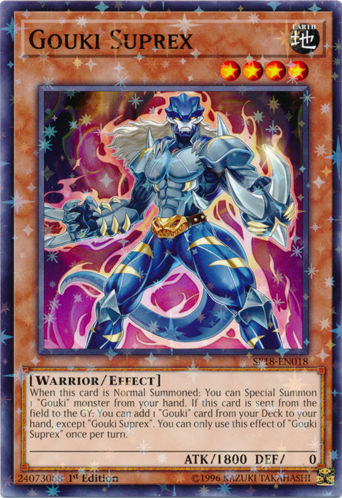 Gouki Suprex [SP18-EN018] Starfoil Rare | Arkham Games and Comics