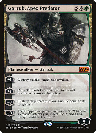 Garruk, Apex Predator [Magic 2015] | Arkham Games and Comics