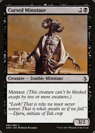 Cursed Minotaur [Amonkhet] | Arkham Games and Comics