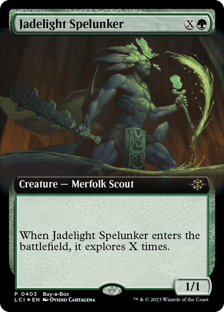 Jadelight Spelunker (Extended Art) (Buy-A-Box) [The Lost Caverns of Ixalan Promos] | Arkham Games and Comics