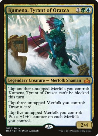 Kumena, Tyrant of Orazca [Rivals of Ixalan] | Arkham Games and Comics