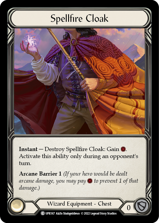 Spellfire Cloak [UPR167] (Uprising)  Rainbow Foil | Arkham Games and Comics