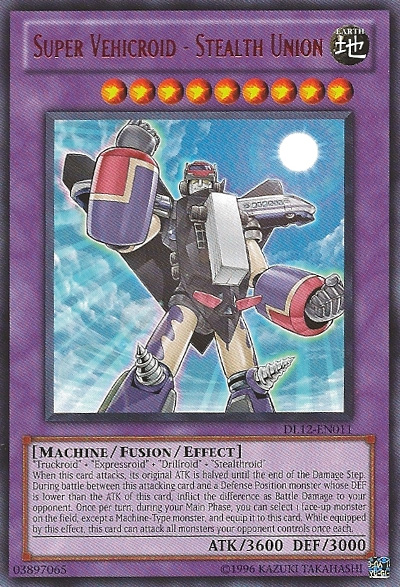 Super Vehicroid - Stealth Union (Red) [DL12-EN011] Rare | Arkham Games and Comics