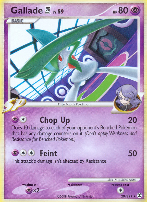 Gallade (20/111) [Platinum: Rising Rivals] | Arkham Games and Comics