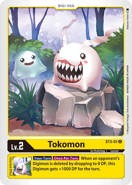 Tokomon [ST3-01] [Starter Deck: Heaven's Yellow] | Arkham Games and Comics