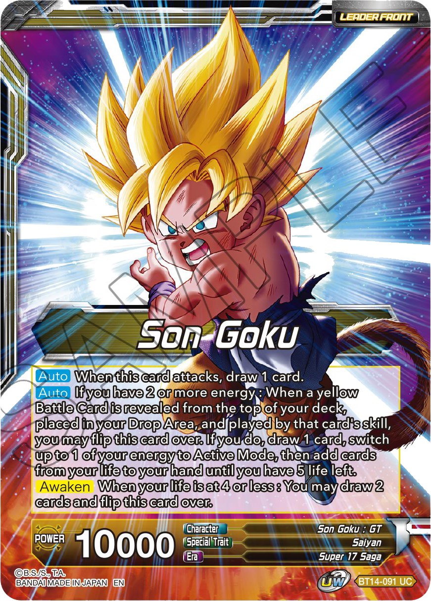 Son Goku // SS4 Son Goku, Returned from Hell (BT14-091) [Cross Spirits Prerelease Promos] | Arkham Games and Comics