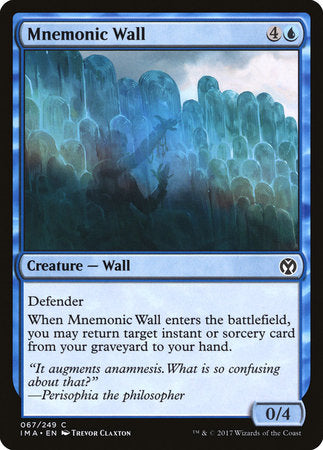 Mnemonic Wall [Iconic Masters] | Arkham Games and Comics